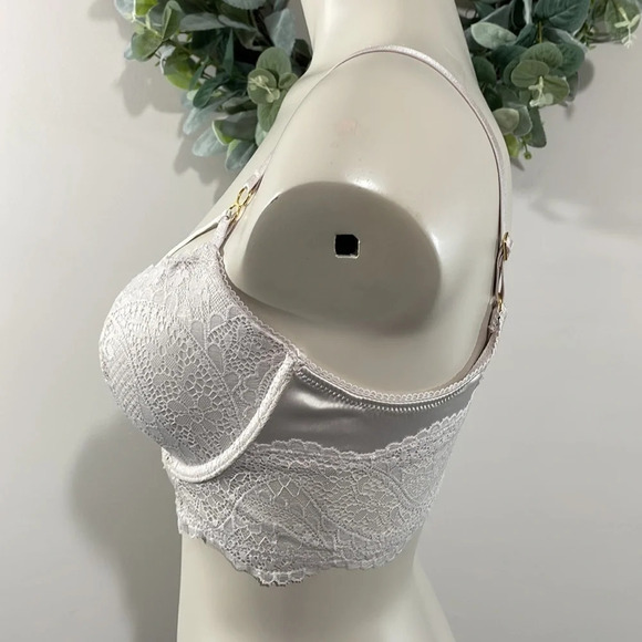 NWOT Aerie Real Power Balconette Paisley Lace Bra 34C - Picture 2 of 15